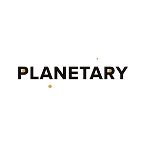 Planetary logo in black